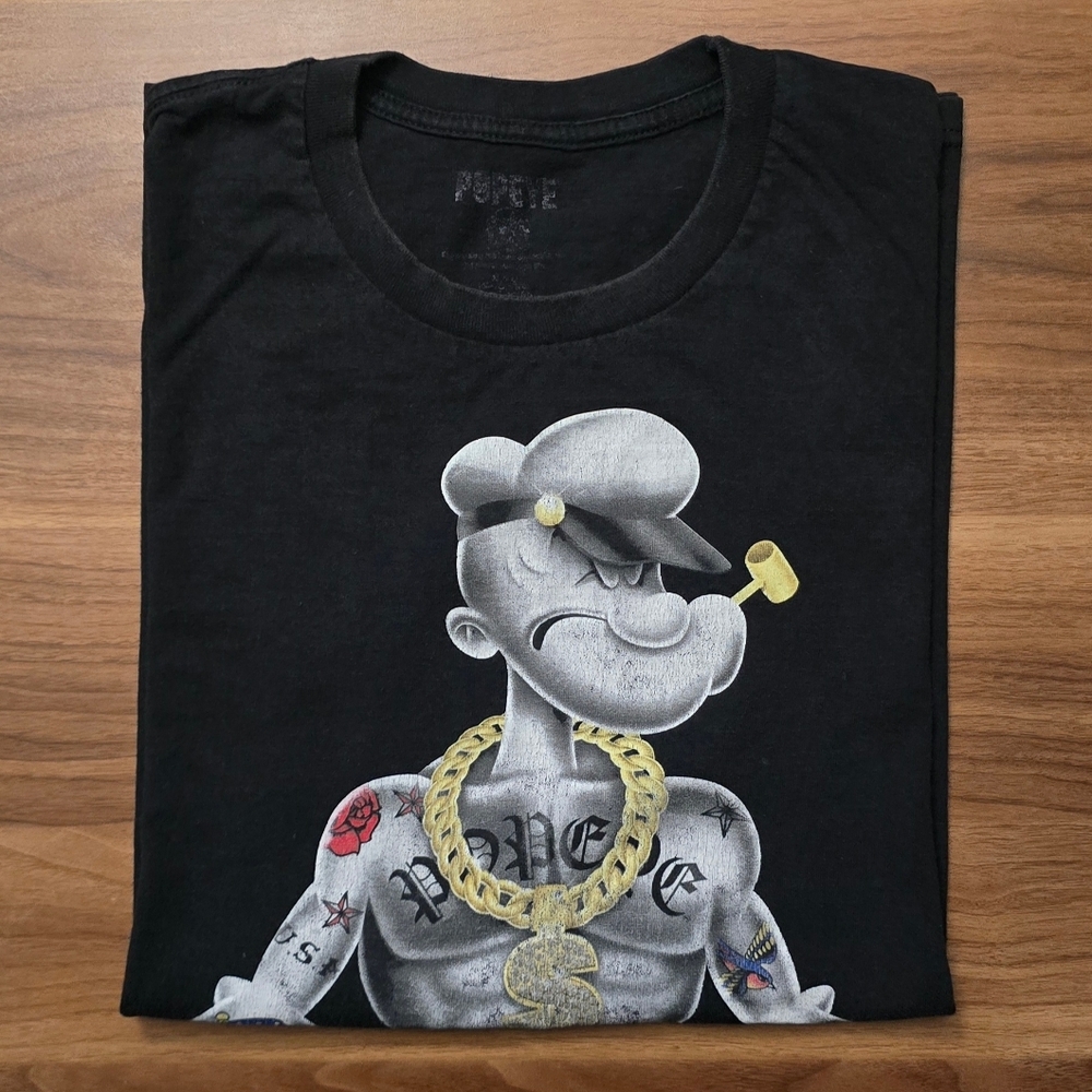 Popeye T-shirt Mens Large - Picture 2 of 5